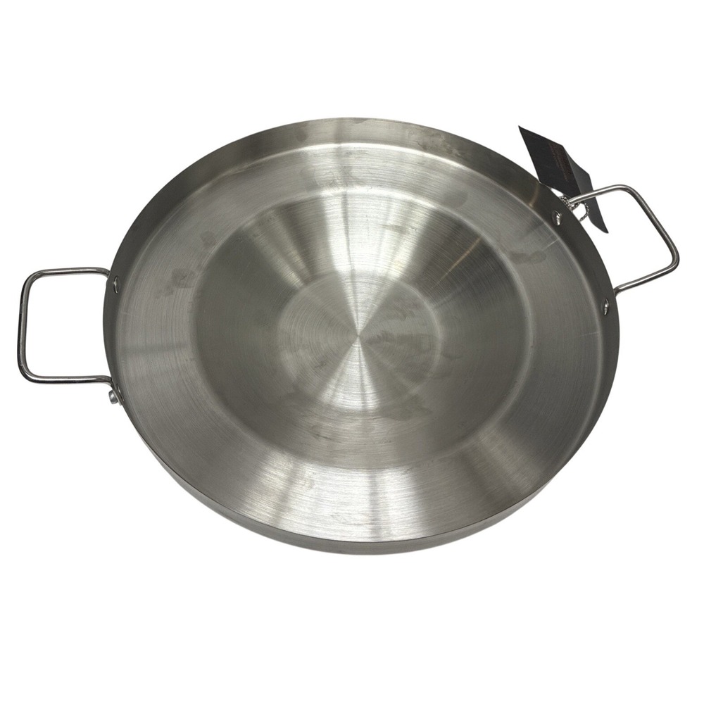 Comal Concave Stainless Steel Outdoor 15.75" Carnitas Taco Plancha Griddle NEW